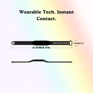 Instant Contact Wearable Device - Simple - Black