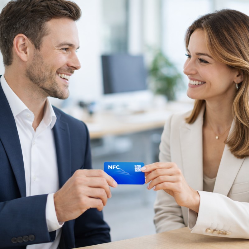 nfc business cards uk networking event contact sharing