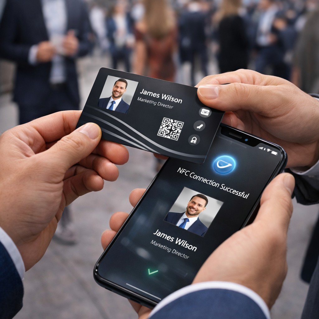 nfc business cards uk instant tap contact sharing